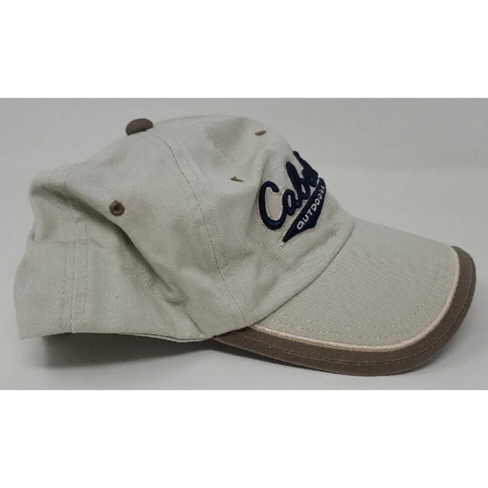Cabela's Outdoors Strap Back Hat Tan / Khaki OSFM Adjustable
